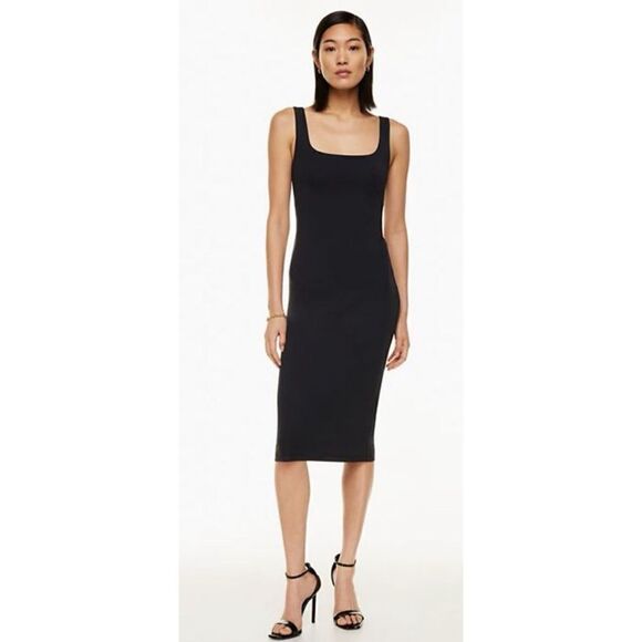 Babaton Dresses & Skirts - Babaton Contour Squareneck Midi Dress in Black Size M